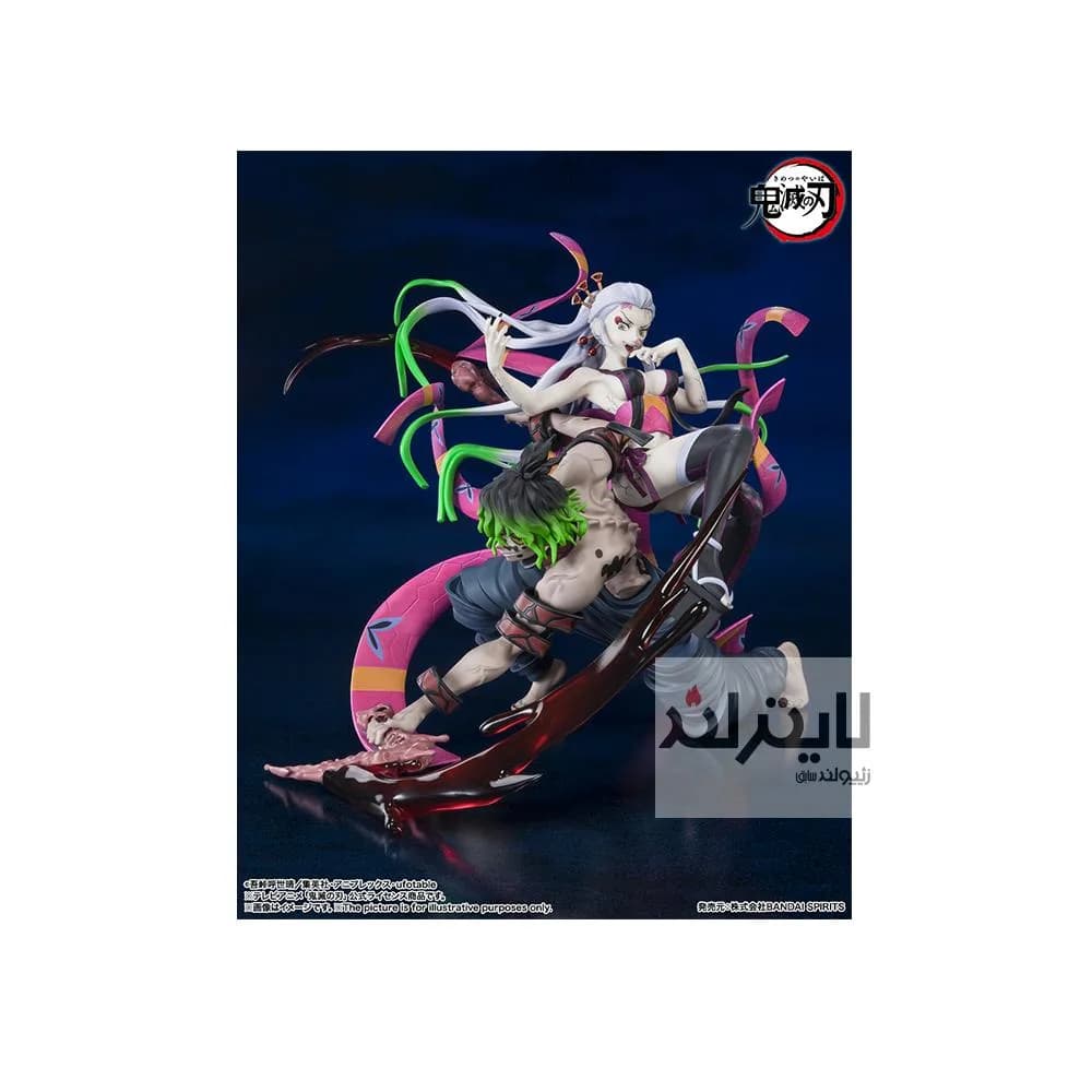 فیگور Daki و Gyutaro از انیمه Demon Slayer ساخت شرکت Bandai Tamashii — تصویر ۲