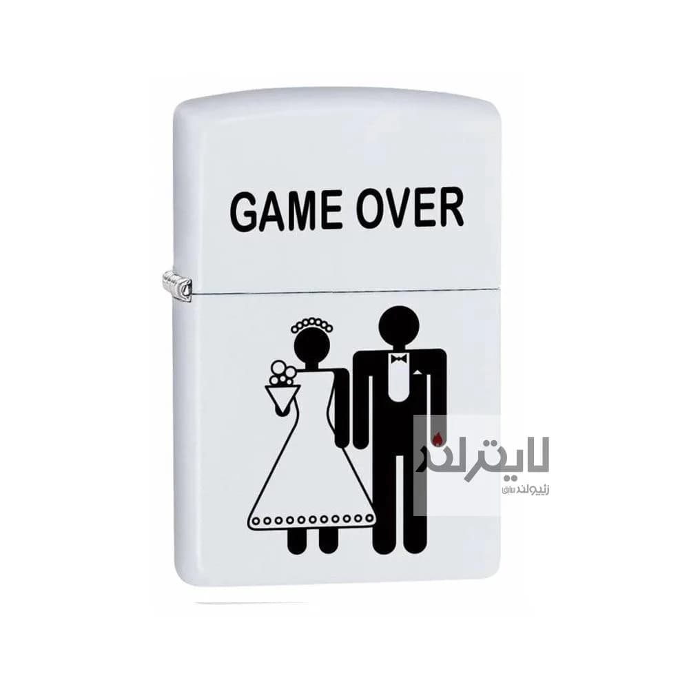 فندک زیپو مدل Game Over کد 214 — تصویر ۲
