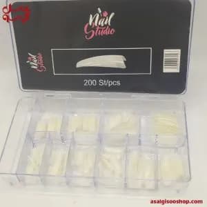 تیپ 200 عددی شیری نیل استودیو|Nail Studio Milky Gel Nail Tips – 200pcs| کد 2609 — تصویر ۳