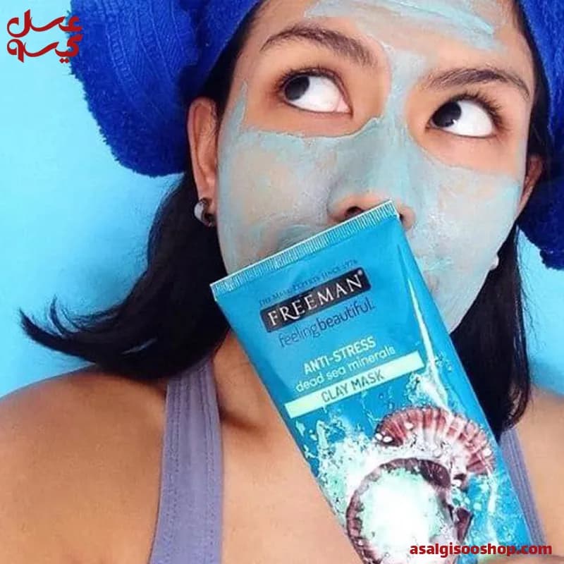 ماسک خاک رس ضد استرس فریمن|Freeman Anti-Stress Dead Sea Minerals Clay Mask| کد 2592 — تصویر ۳