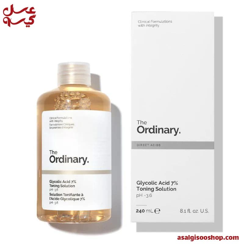 تونر گلیکولیک اسید 7 درصد اوردینری|The Ordinary Glycolic Acid 7% Toning Solution | کد 2545 — تصویر ۲
