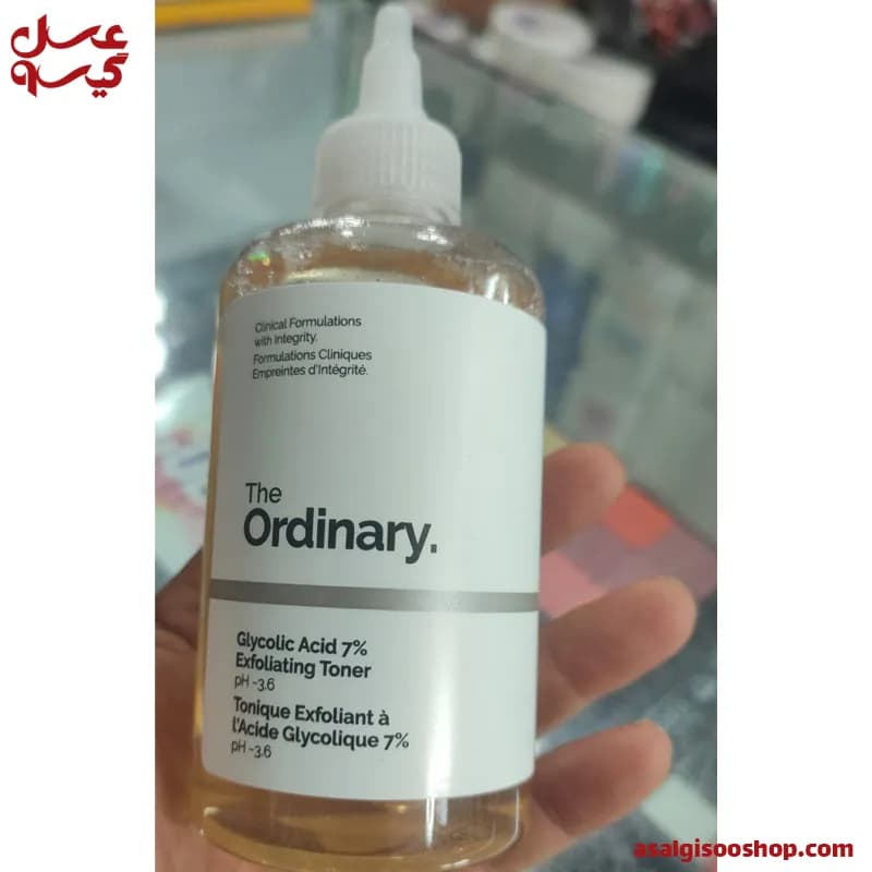 تونر گلیکولیک اسید 7 درصد اوردینری|The Ordinary Glycolic Acid 7% Toning Solution | کد 2545 — تصویر ۳