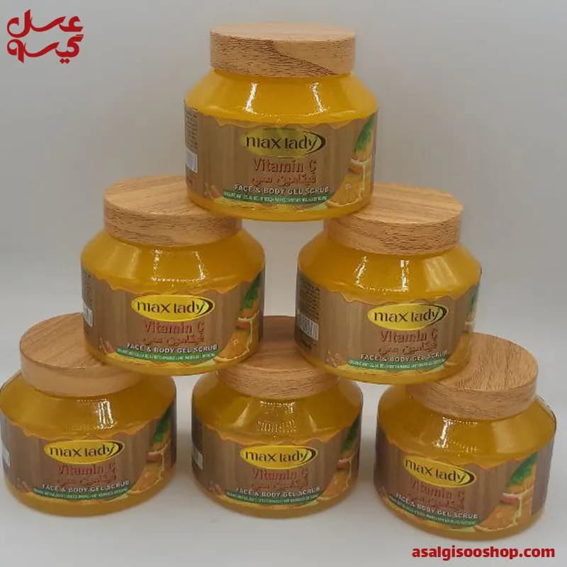 اسکراب صورت و بدن مکس لیدی پرتقالی|Max Lady Orange Face & Body Scrub | کد 2538 — تصویر ۲