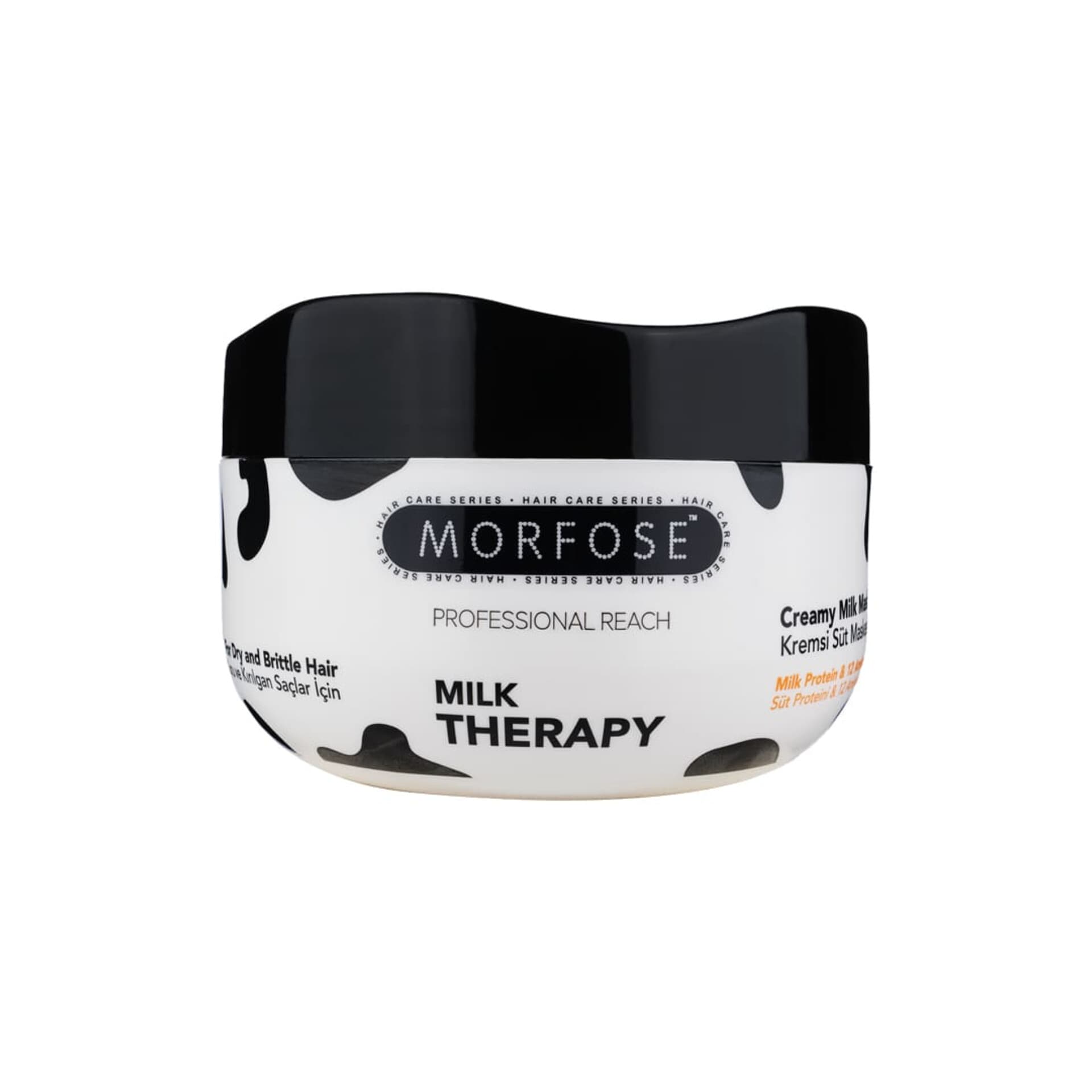 ماسک مو مورفوس مدل Milk Therapy حجم ۵۰۰ میل اورجینال تغذیه و بازسازی مو با پروتئین شیر و ۱۲ آمینواسید — تصویر ۲
