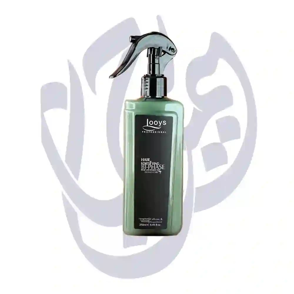 اسپری دوفاز موی لویز مدل کافئین و کراتین (نقره ای) طوسی 250ml (موی ضعیف شکننده)