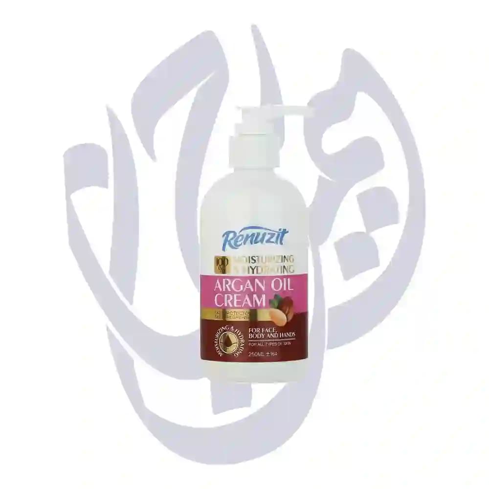 کرم مرطوب کننده رینوزیت مدل روغن آرگان حجم 250 میلی لیتر