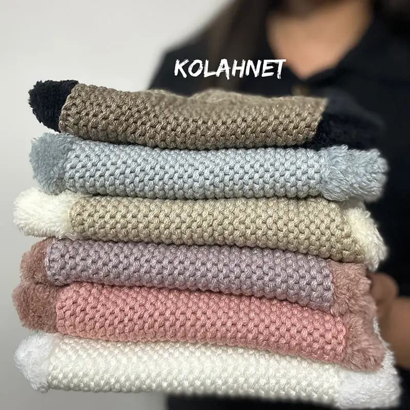 ست کلاه و گردنی بافت کد 5148 — تصویر ۸
