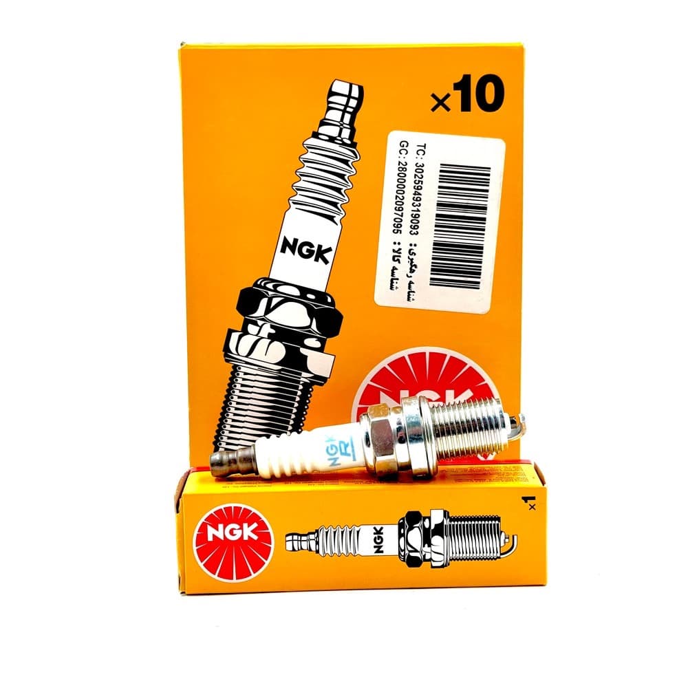 شمع انجیکا NGK ژاپن کد 4619 پایه کوتاه مناسب پژو 207 TU5 بسته (4 عددی)