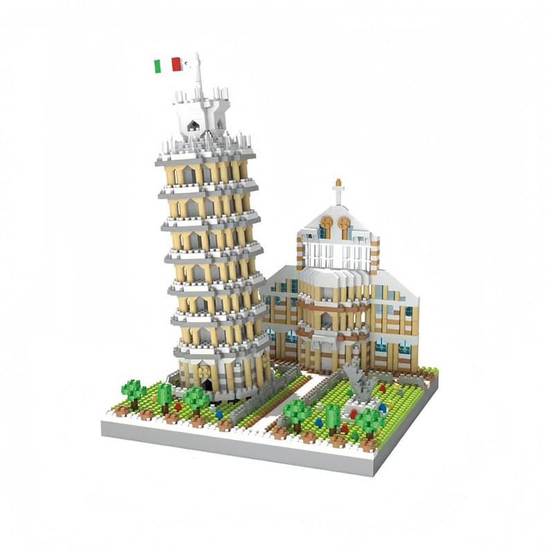 ساختنی 2680 تکه ناب سل مدل برج پیزا ایتالیا کد LEANING TOWER OF PISA BUILDING COLLECTION 2680PCS/PZS32083