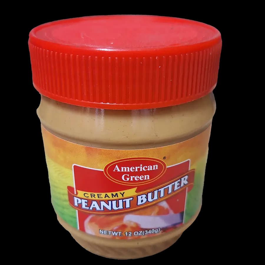 کره بادام زمینی آمریکن گرین (American Green) مدل کرمی 340 گرمی