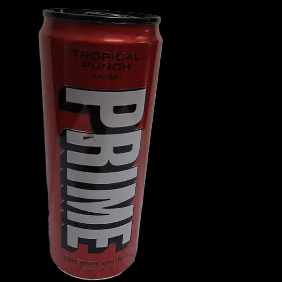 نوشیدنی انرژی زا پرایم طعم تروپیکال پانچ (Tropical Punch) 330 میلی لیتر – بسته 24 عددی