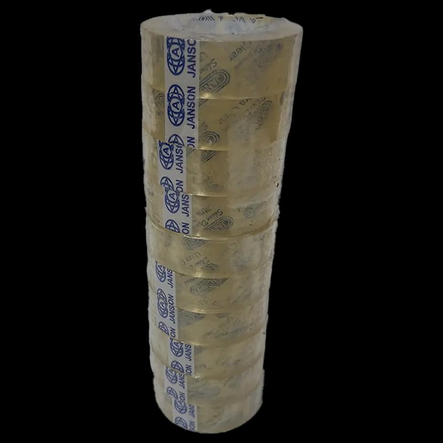 چسب نواری شفاف (کریستال) جانسون 1.7 سانتی مدل دیاموند اولترا کلیر 10 عددی — تصویر ۲