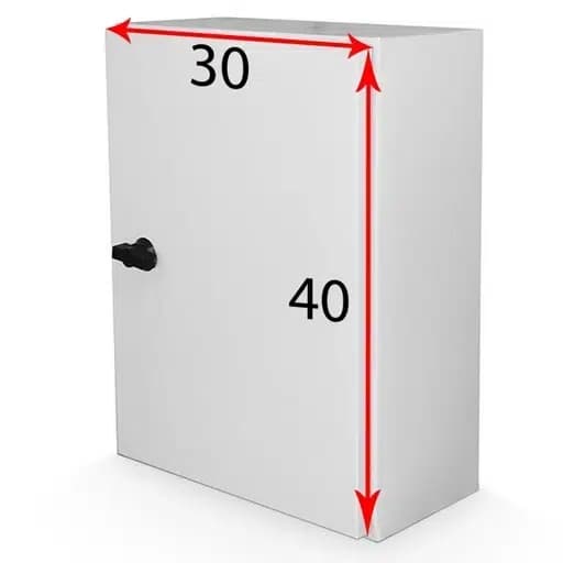 تابلو برق فلزی ابعاد 40×30