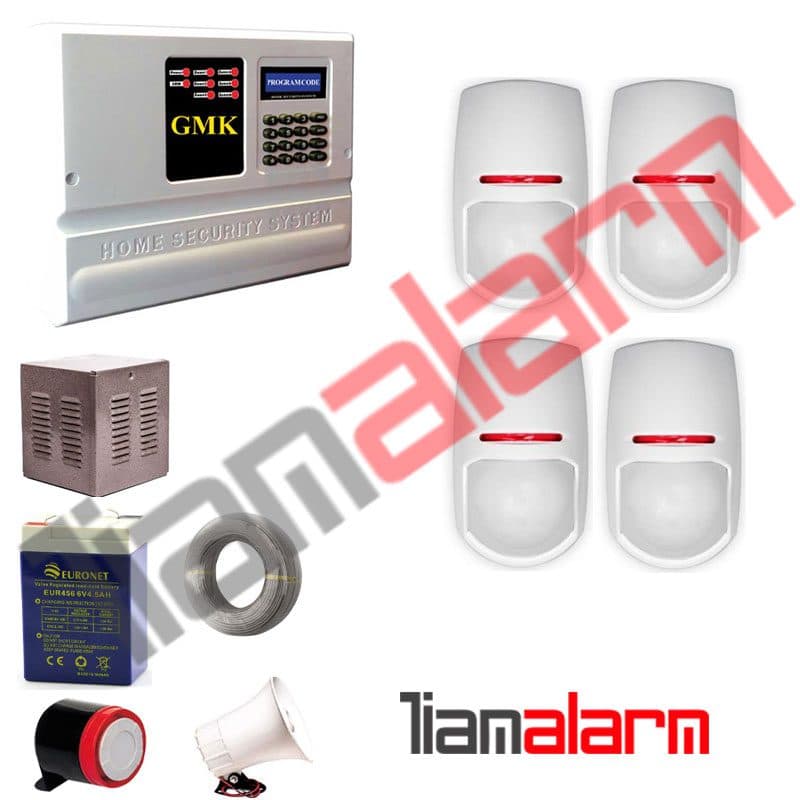پکیج دزدگیر اماکن باسیم مدل جی ام کا سیم کارتی GM890PY4 — تصویر ۲