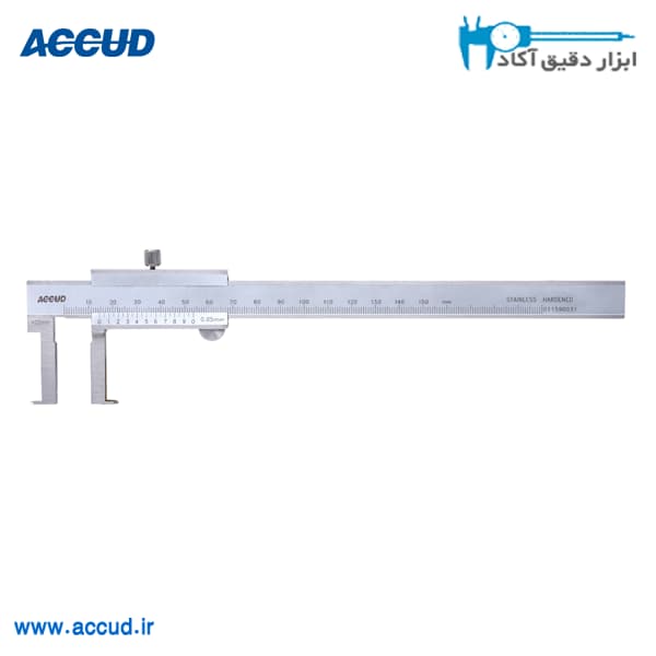 کولیس داخل سنج ورنیه 15 سانتی متر Accud (اکود با گارانتی شرکتی) مدل 145-006-11