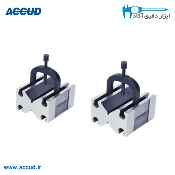 وی بلاک کلمپی جفت 35-4 میلی متر Accud (اکود با گارانتی شرکتی) مدل 640-001-01