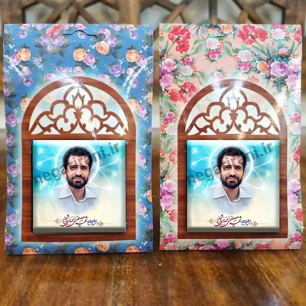 تندیس کاشی پنجره ای شهید احمدی روشن مدل 2Z76 — تصویر ۵