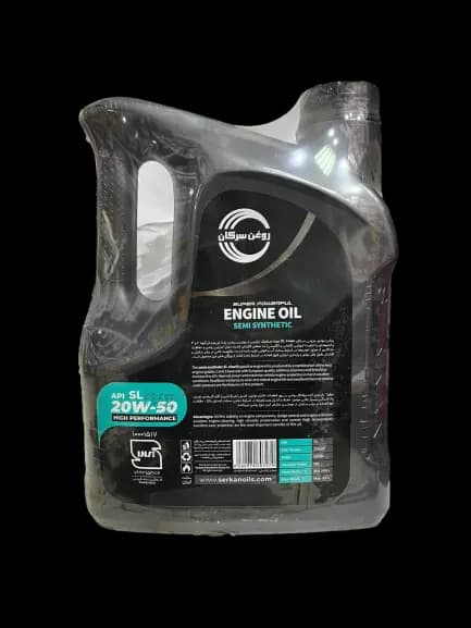 روغن موتور سرکان 20w50 SL نیمه سنتتیک 4 لیتری — تصویر ۴