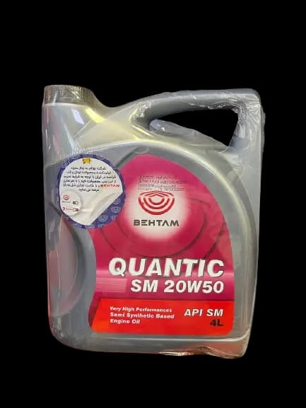 روغن موتور بهتام QUANTIC 20w50 SM حجم 4 لیتر