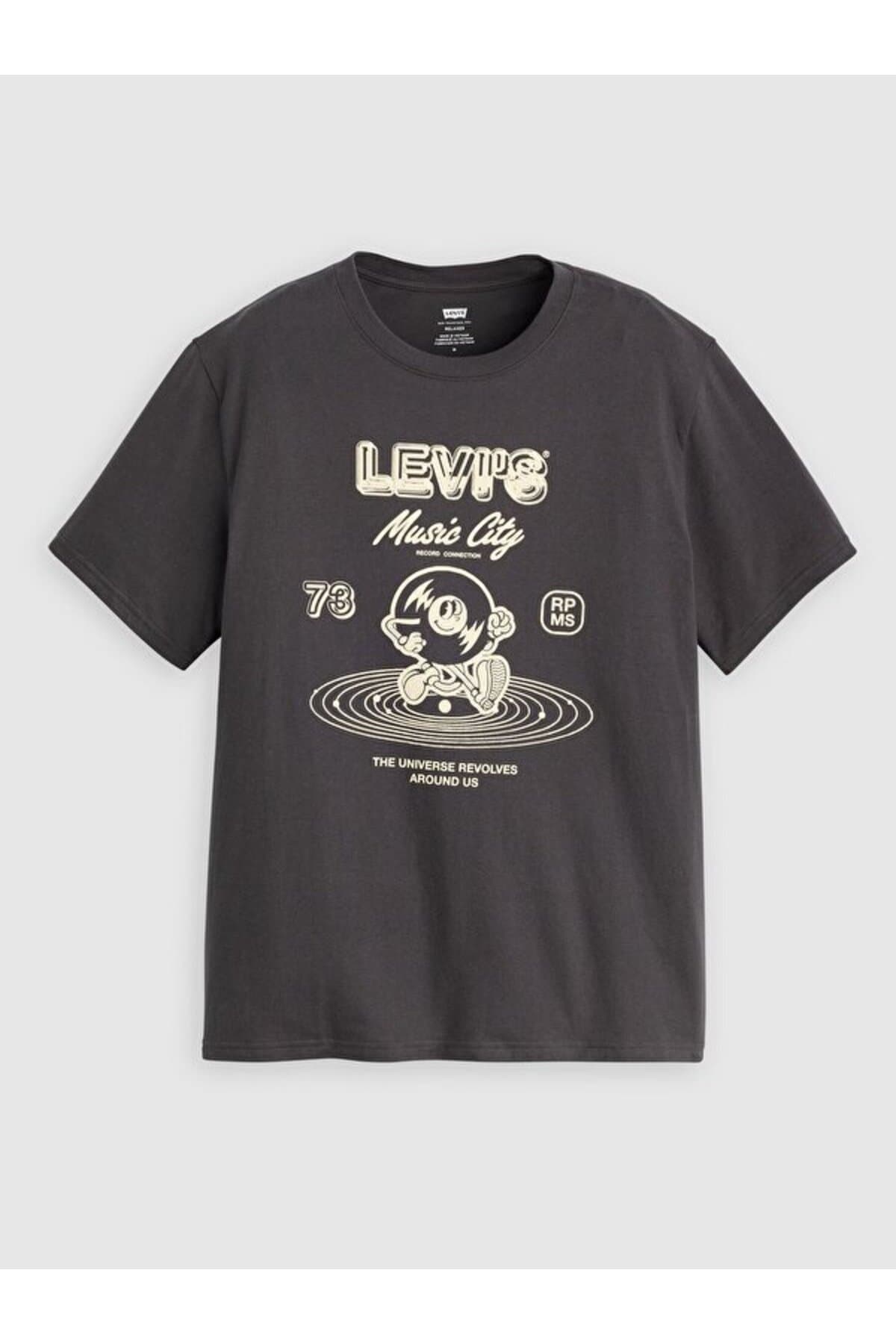 تی شرت لیوایز مردانه آبی طرح دار Regular/رگولار Relaxed/ریلکس | Levi’s A208204170 PK