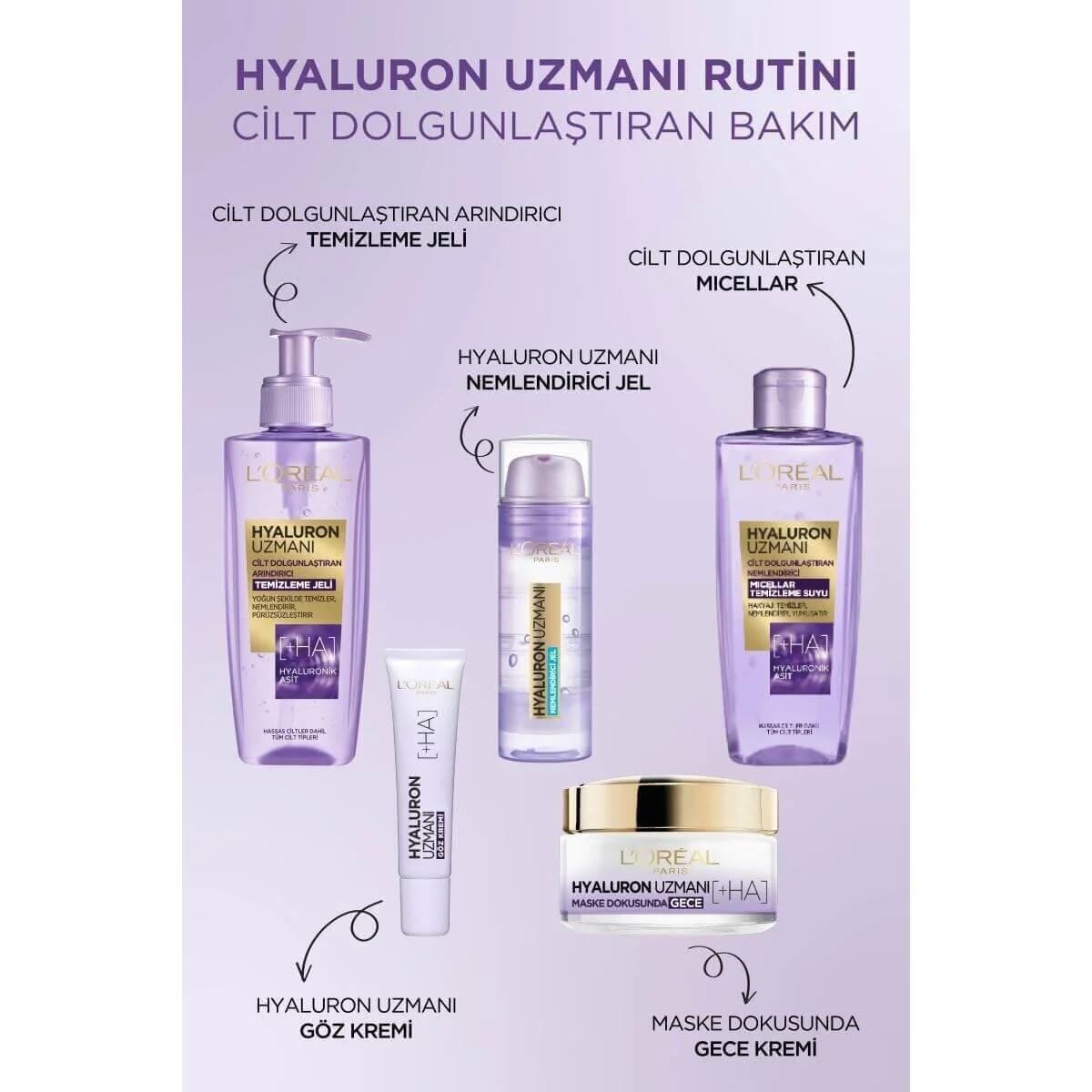 ژل آبرسان و مرطوب کننده هیالورونیک اسید لورال مدل Hyaluron Expert (Specialist) — تصویر ۵