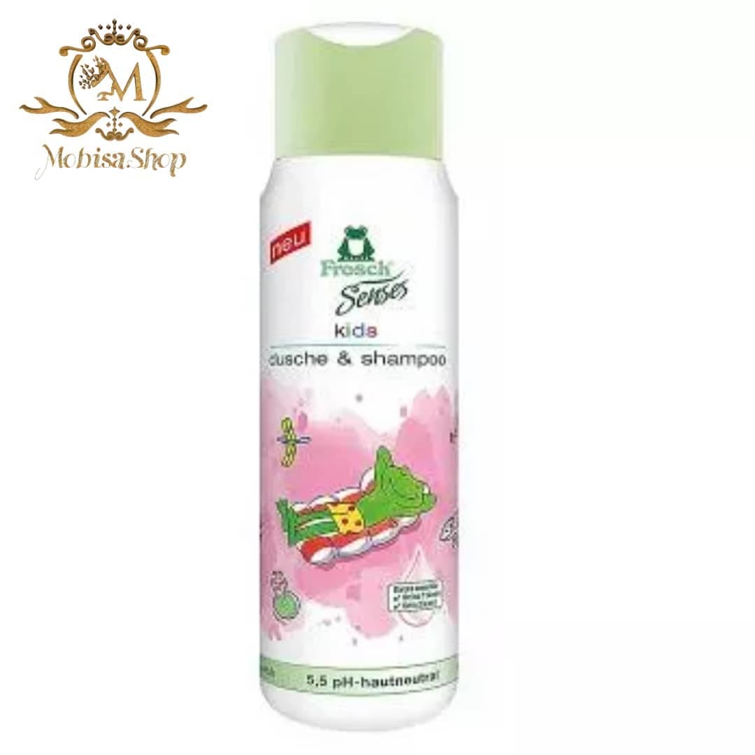 شامپوی سر و بدن گیاهی کودک فرش frosch مدل Sensitive برای پوست حساس حجم 300 میل — تصویر ۲