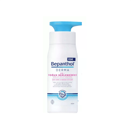 لوسیون بدن بپانتول Bepanthol DERMA آبرسان پوست خشک و حساس حجم 400 میل