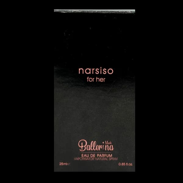 عطر جیبی زنانه بالرینا مدل نارسیسو Narsiso حجم 25 میلی لیتر — تصویر ۳