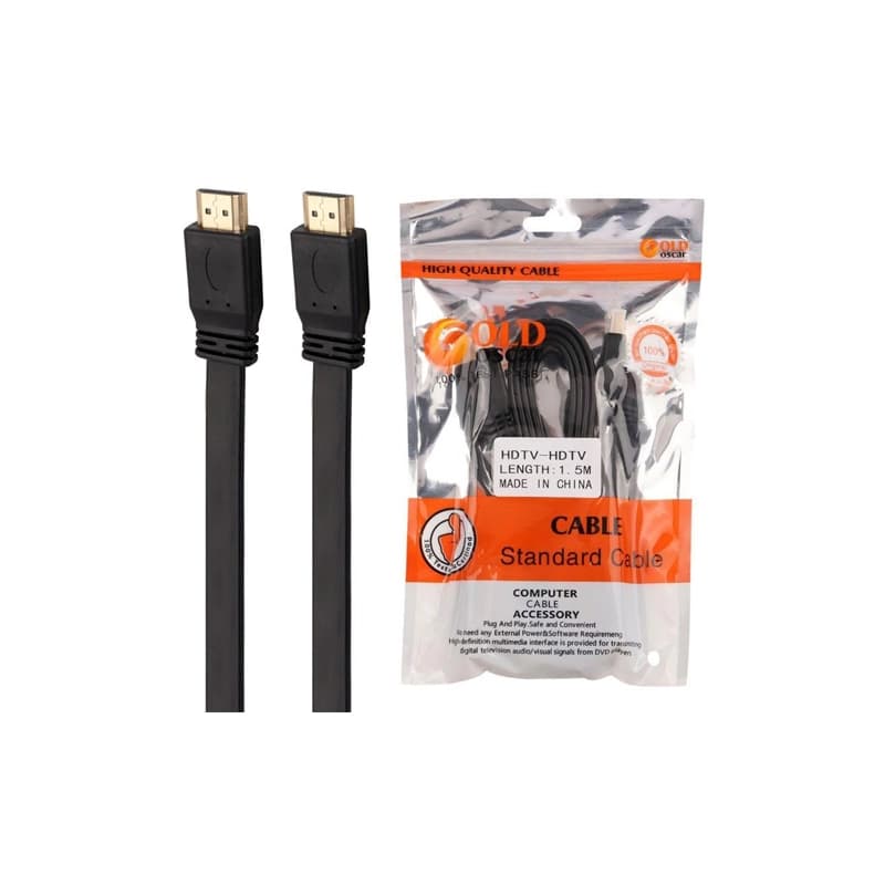 کابل OSCAR HDMI FLAT 1/5M — تصویر ۲