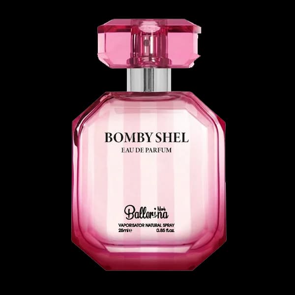 عطر جیبی زنانه بالرینا مدل بامب شل Bombyshel حجم 25 میلی لیتر