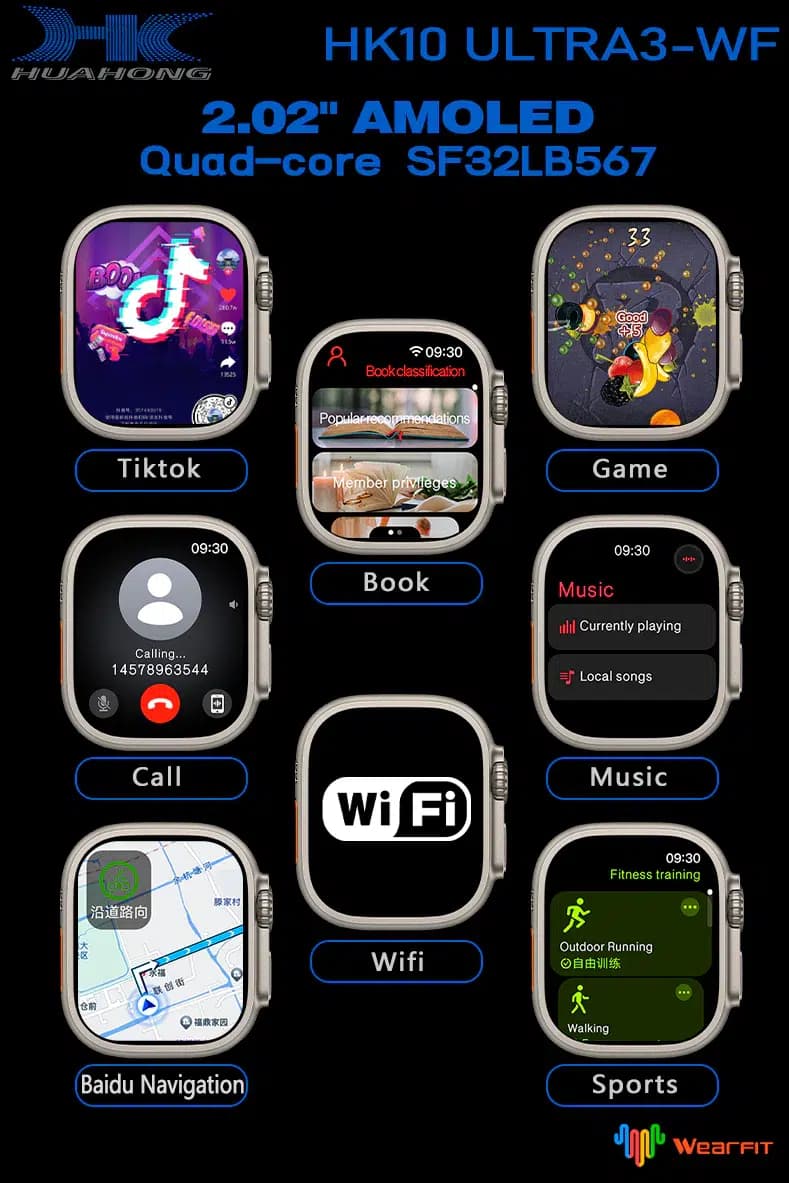 اسمارت واچ HK 10 ultra 3 Wf — تصویر ۴