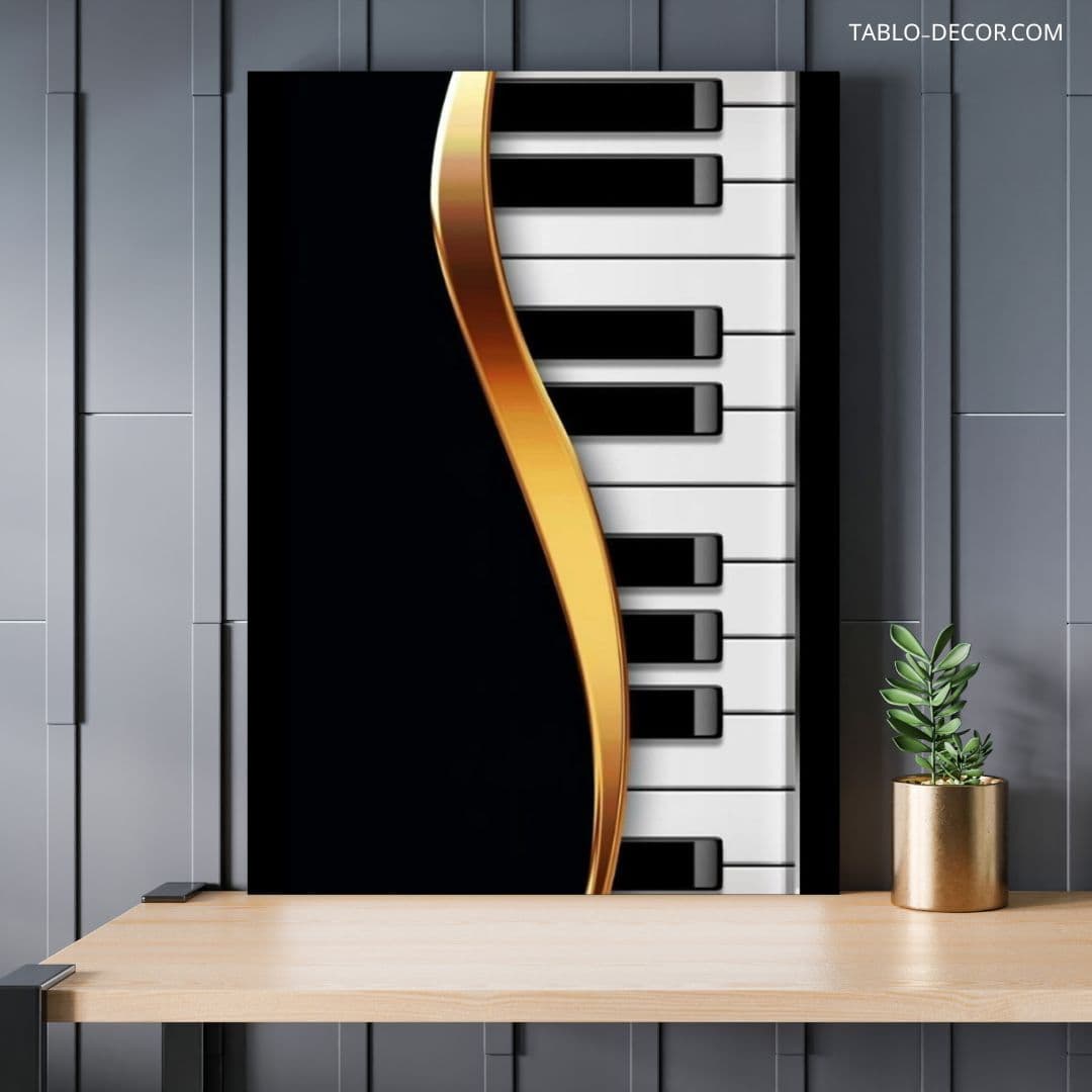 تابلو مدرن پیانو piano