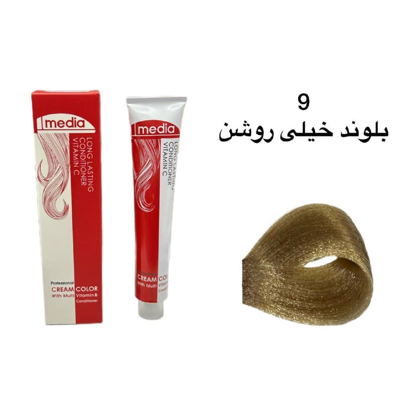 رنگ مو مدیا 9