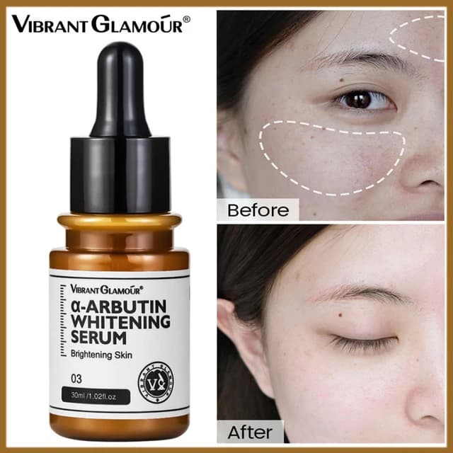 سرم ضدلک آربوتین و روشن کننده ویبرانت گلامور ARBUTIN WHITENING SERUM — تصویر ۳
