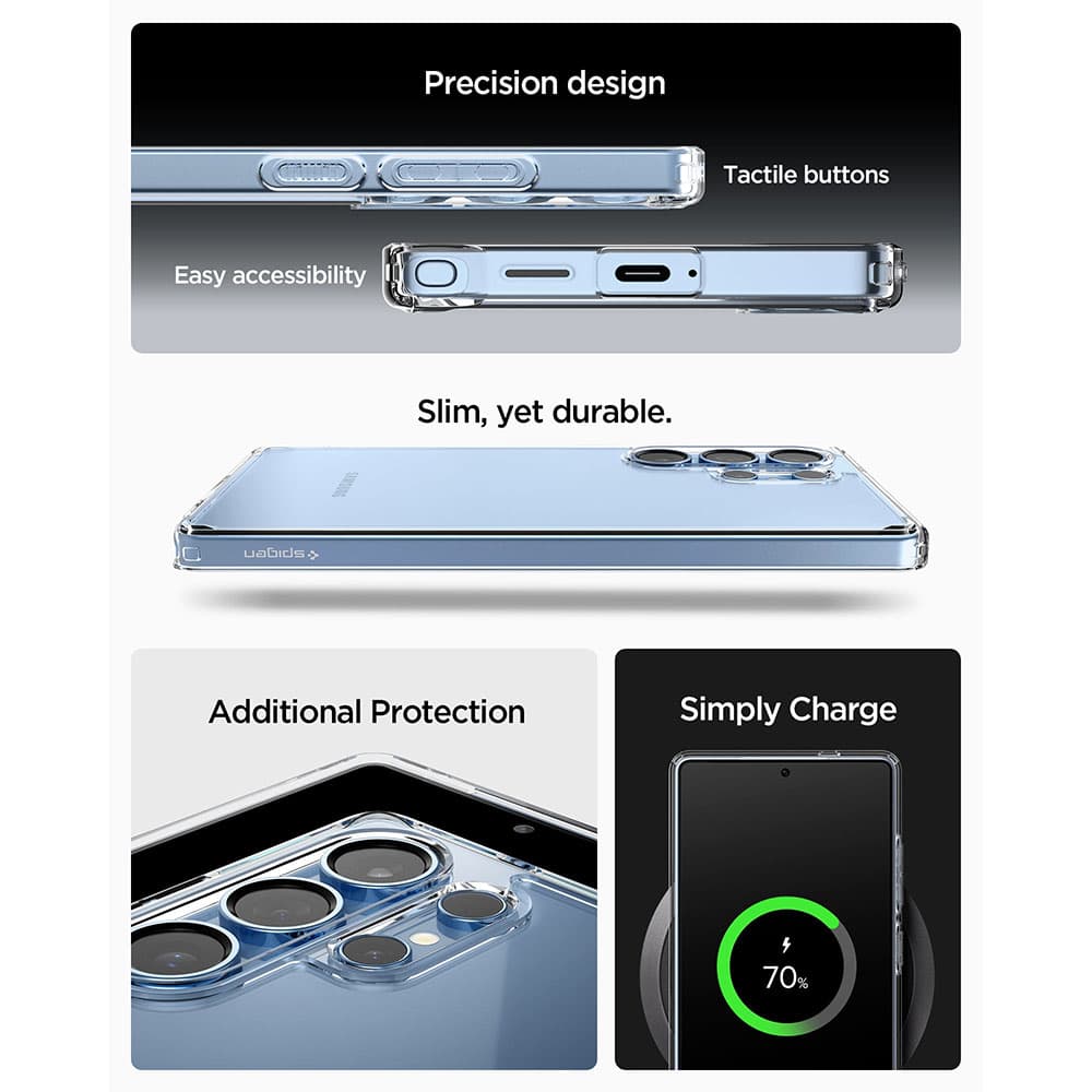 قاب اسپیگن گلکسی اس 25 اولترا | Spigen Crystal Hybrid Galaxy S25 Ultra — تصویر ۷