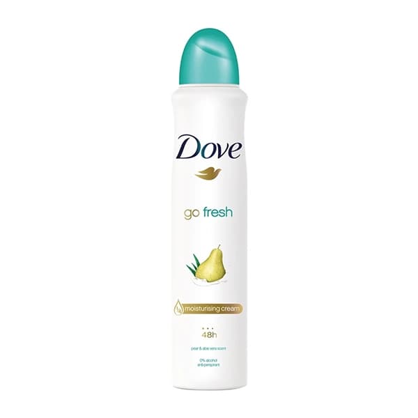 اسپری خوشبوکننده و ضدتعریق داو مدل Pear & Aloe Vera