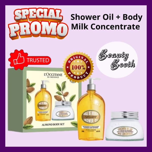 ست روغن دوش و کنسانتره شیر بادام لوکسیتان L’Occitane — تصویر ۳