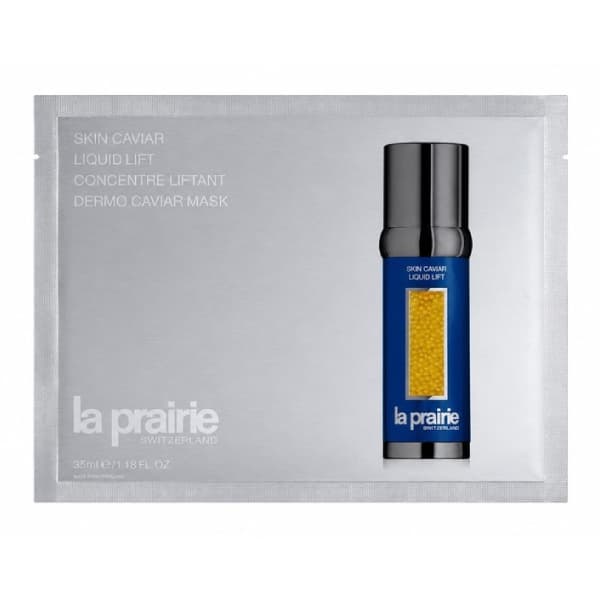ماسک ورقهای لیفتکننده و بازسازیکننده لا پریری اسکین کاویار (La Prairie Skin Caviar Liquid Lift Dermo Caviar Mask) — تصویر ۲