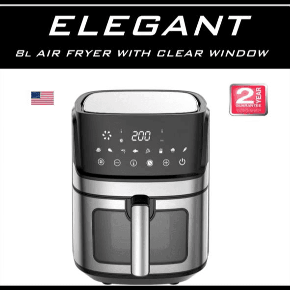 سرخ کن بدون روغن 8لیتری دیجیتال لمسی الگانت ELEGANT
