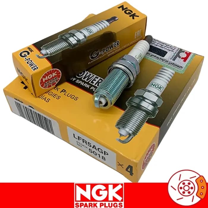 شمع موتور پژو 206 تیپ 5 پایه بلند سوزنی پلاتینیوم لیزری ان جی کی NGK کد LFR5A-GP-5018 — تصویر ۳