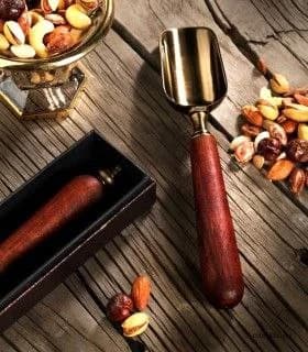 قاشق آجیل دسته چوبی ریور کد 105