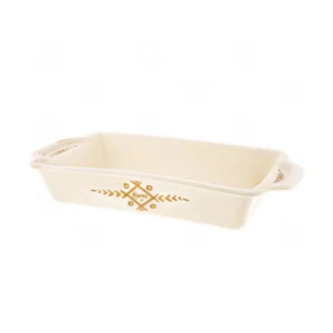 تابه مستطیل بزرگ سرمری کرم ریور کد 8170-32F