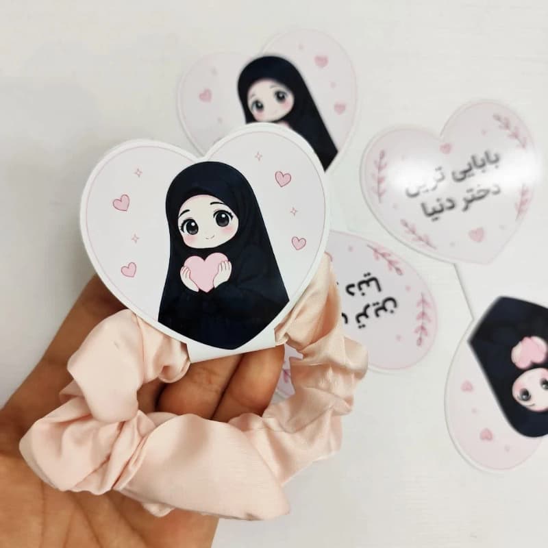 کارت گیفت حضرت رقیه طرح قلب (10عددی) — تصویر ۴