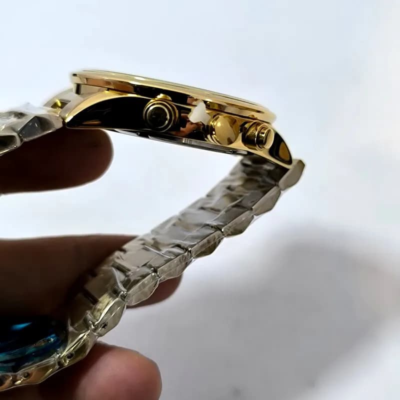 ساعت مردانه الگانس طرح سه موتور ژاپن – رنگ ثابت – ضد آب – 114001 — تصویر ۷
