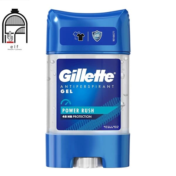مام ژلهای مردانه ژیلت مدل پاور راش Gillette Clear Gel Power Rush Deodorant