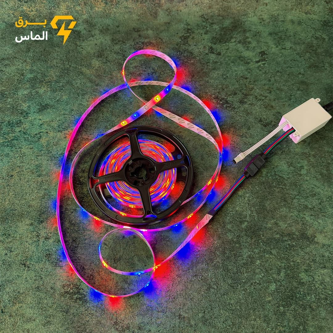 ریسه ال ای دی RGB گیمینگ 5 متری چیپ 2835 با ریموت و آداپتور / ضمانت بازگشت وجه — تصویر ۸