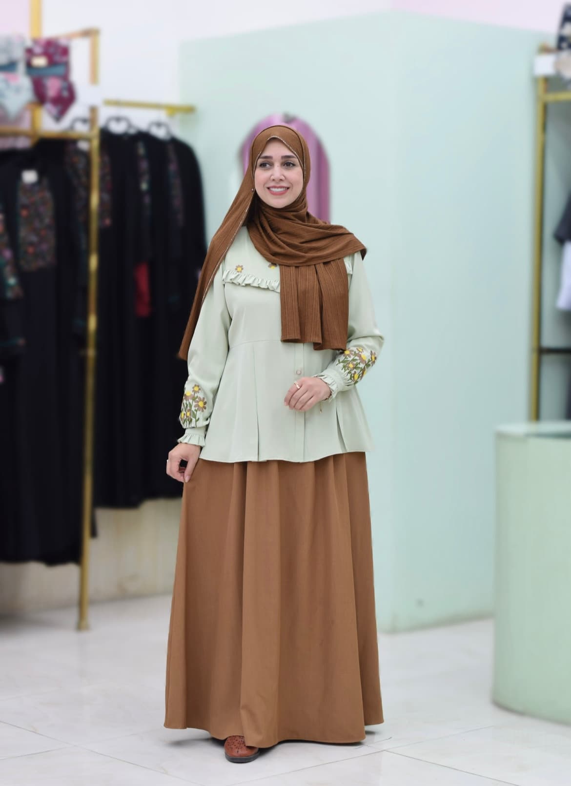 شومیز تک نارین سبزماچا