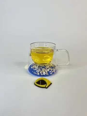 لیوان دوجداره صدفی