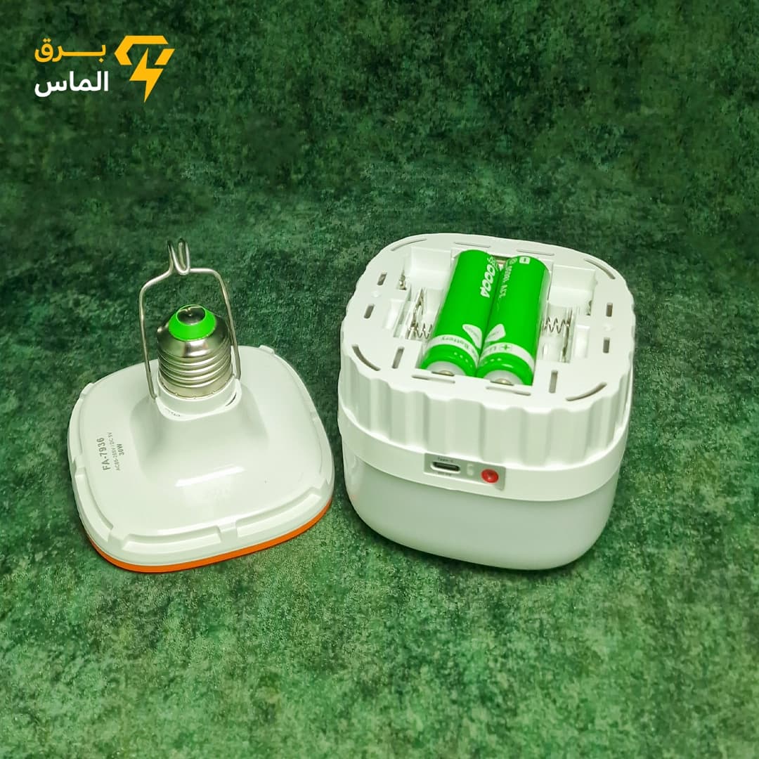 چراغ اضطراری شارژی OKGO مدل FA7936 قدرت ۳۰ وات مهتابی/ ضمانت بازگشت وجه — تصویر ۲