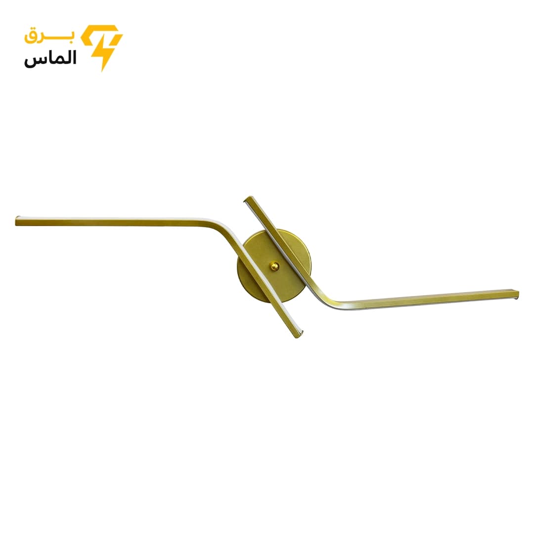 چراغ دیواری مدرن آرشید طرح مسگری/ آلومینیوم دایکاست / طلایی الکترواستاتیک وارداتی / ضمانت 2 ساله معتبر — تصویر ۳